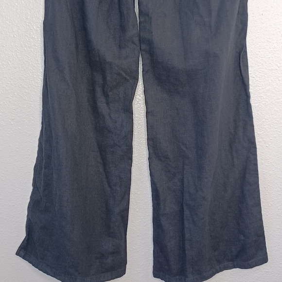 Tysa Designs Linen Blend Lagenlook Wide Leg Pants - Picture 6 of 13